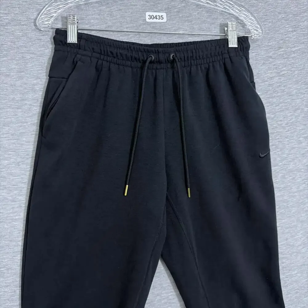 Nike Men's Size Small Black Terry Primary Dri-Fit UV Versatile Jogger Pants